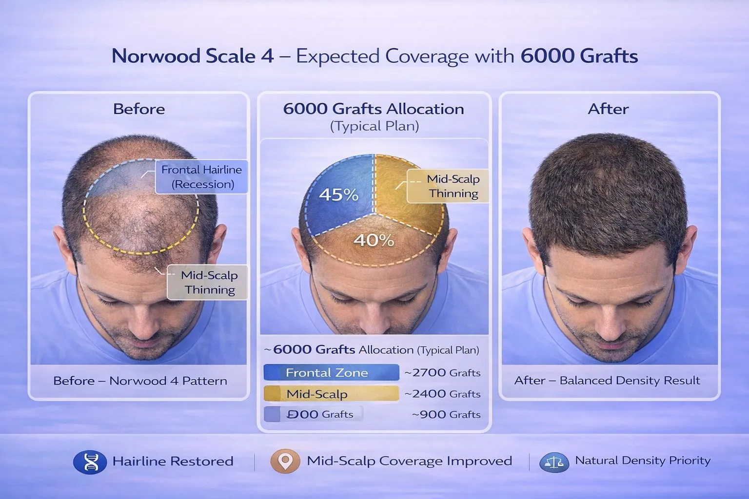 Are 6000 Grafts Enough For Norwood Scale 4