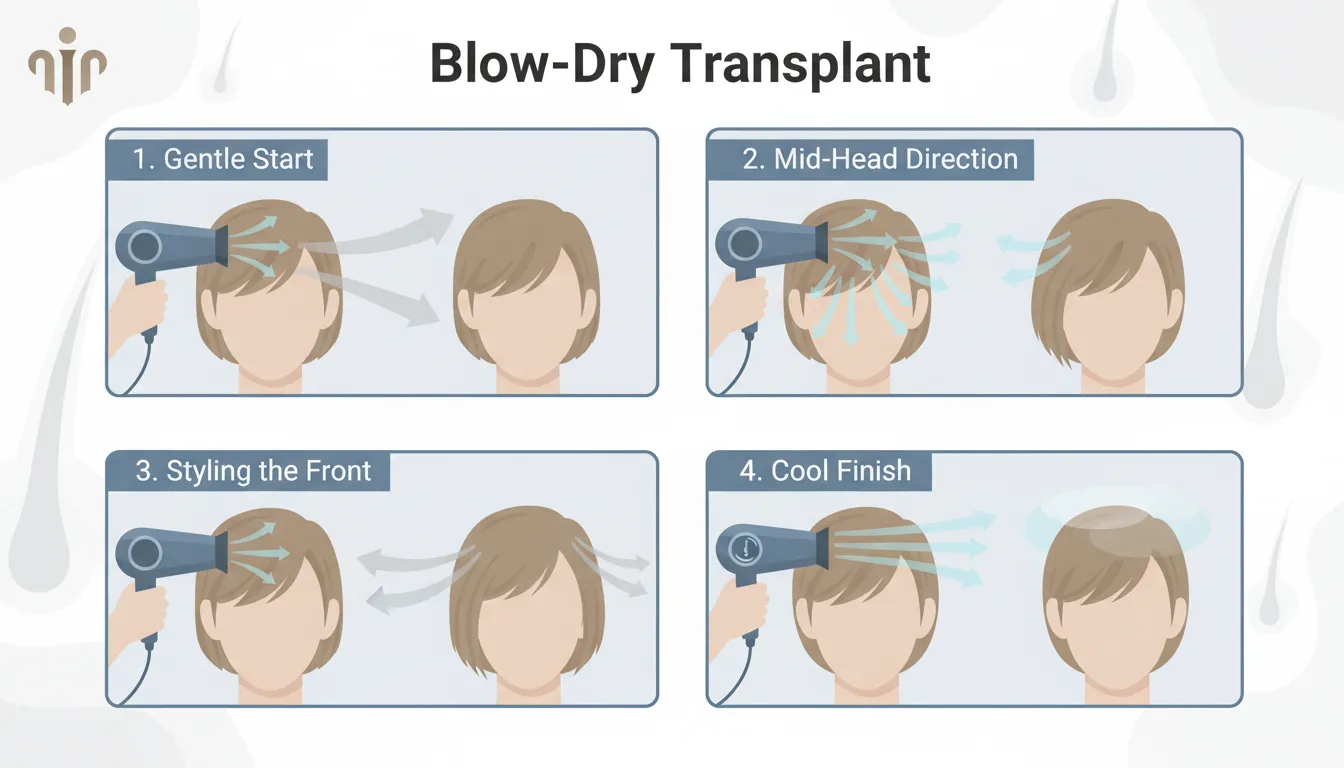 Blow Drying Techniques For Type 1 Hair