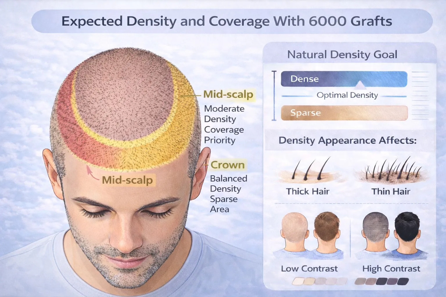 Expected Density And Coverage With 6000 Grafts
