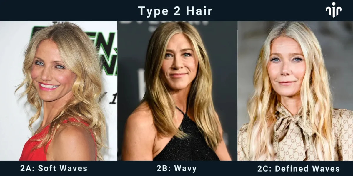 Celebrities With Type 2 Hair