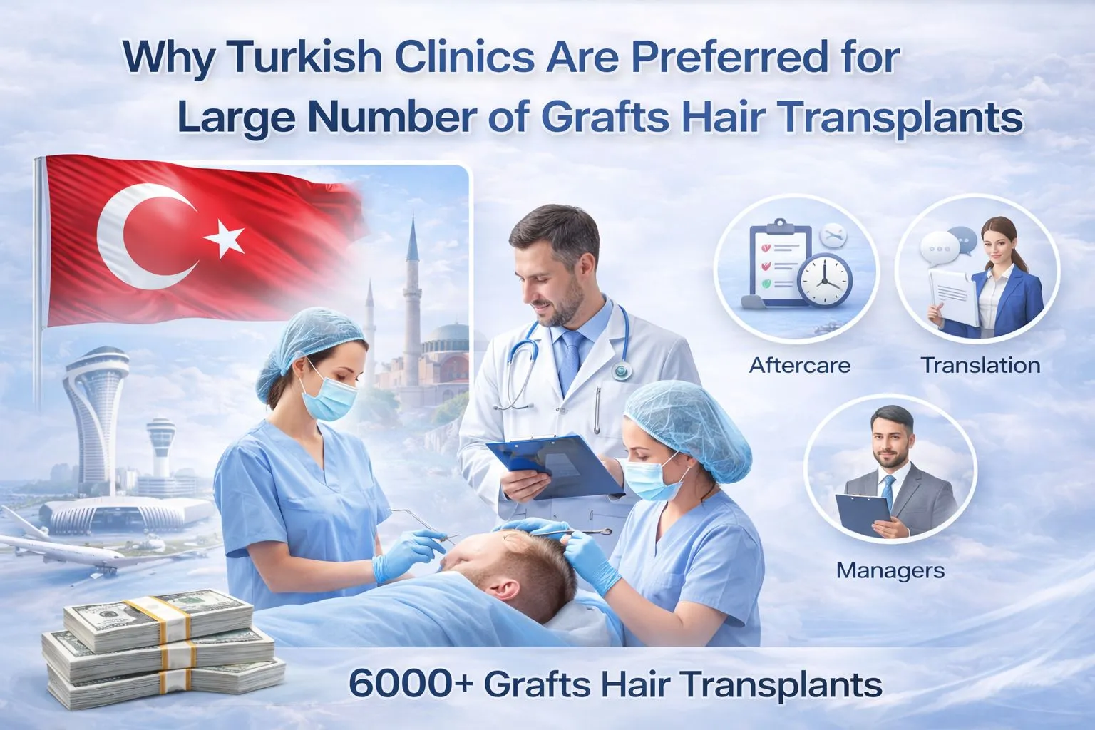 Why Turkish Clinics Are Preferred For Large Number Of Grafts Hair Transplants