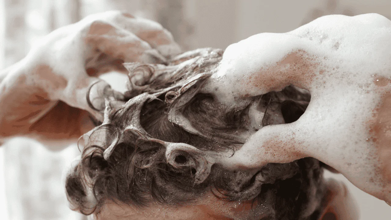 Men Washing After Hair Transplant